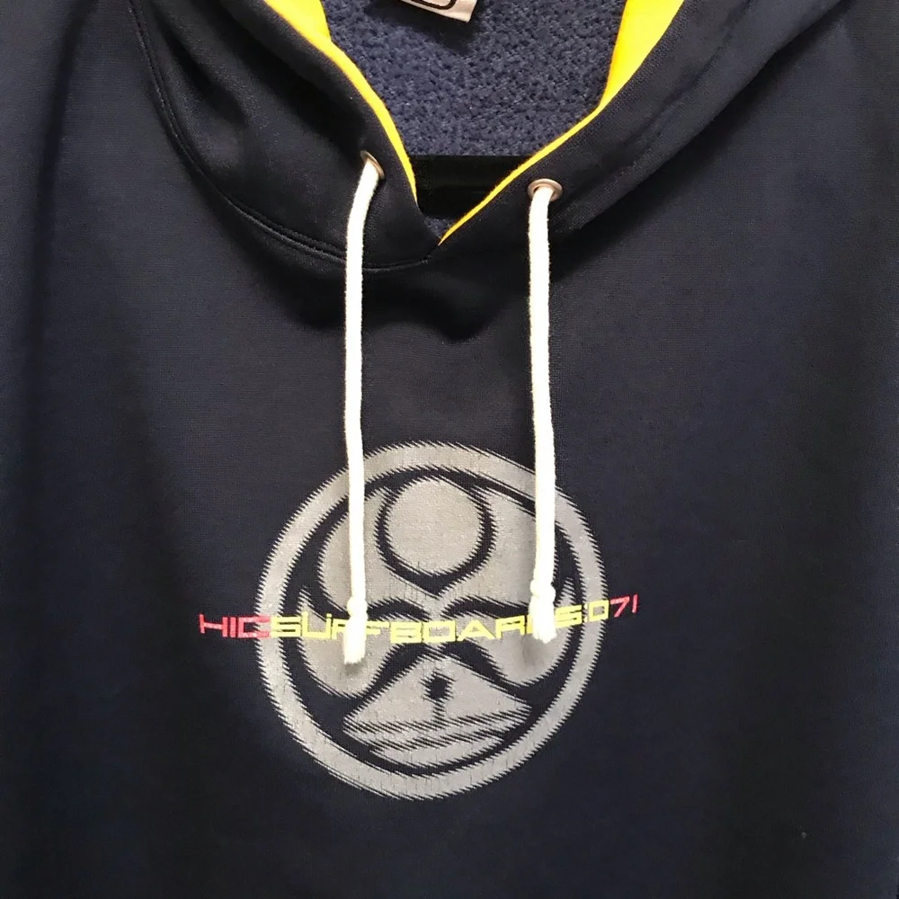Hawaiian Island Creations HIC Surfboard Hoodie Navy